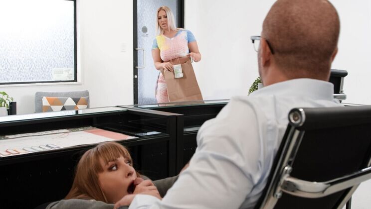 [Brazzers] - POV: Secretary Gets Gangbanged