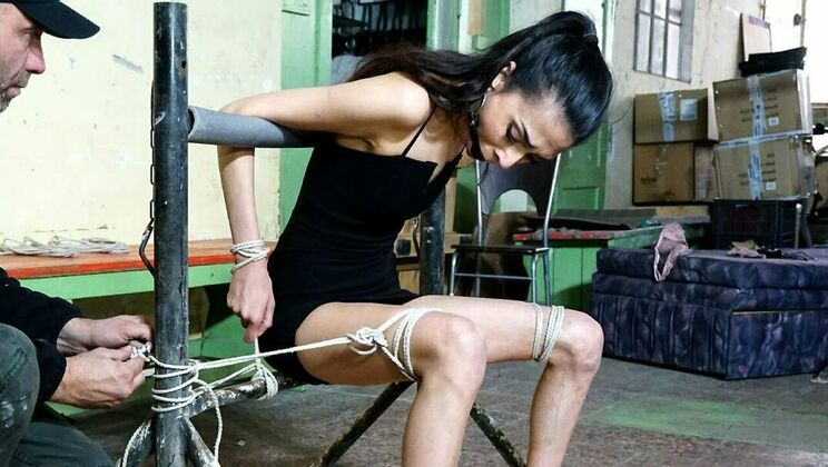 [Submissed] - Skinny Shaved Brunette in BDSM Delight - Ashley Ocean