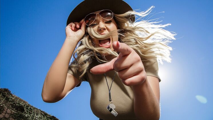 Shaved MILF Olivia Austin Takes Standing Doggystyle