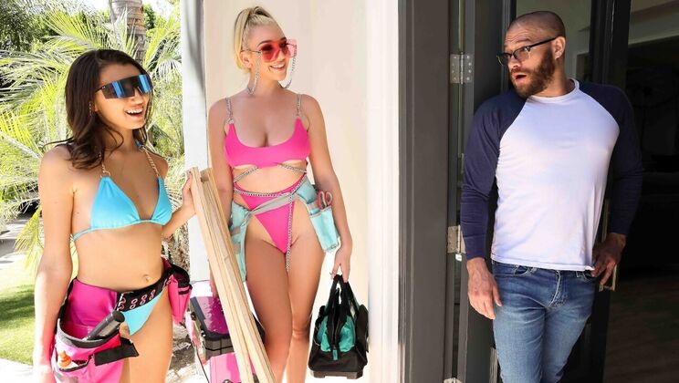 Tattooed Babes with Toys