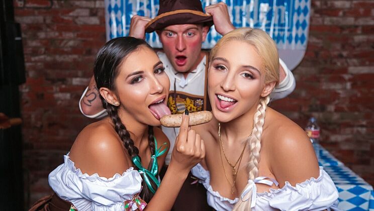 [SneakySex] - Oktoberfest Erotic Escapade: Brats and Beer - Gianna Dior - Abella Danger - Zac Wild