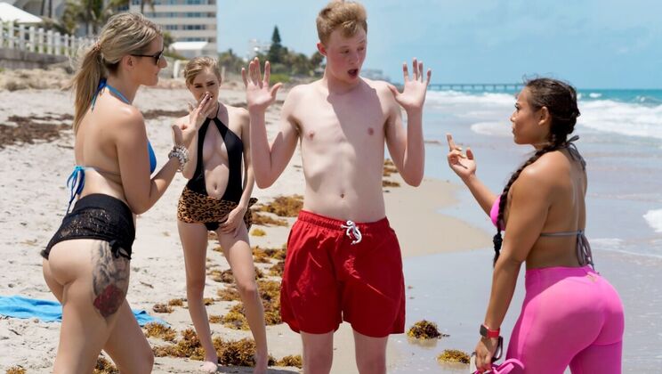 [RKPrime] - Short Hair Blonde Fucks on the Beach