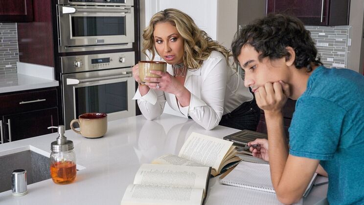 Ricky Spanish Fucks Big Titted Study Buddy