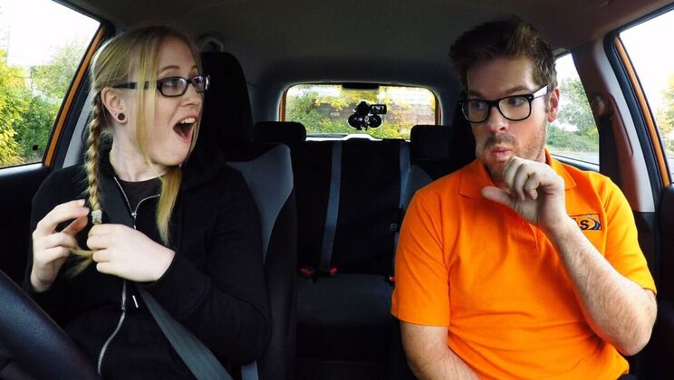 [FakeDrivingSchool] - Sexually Excited Student Gets Creampied - Ryan Ryder - Satine Spark