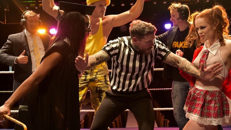 Ballerina Blowjob and Cum Swapping