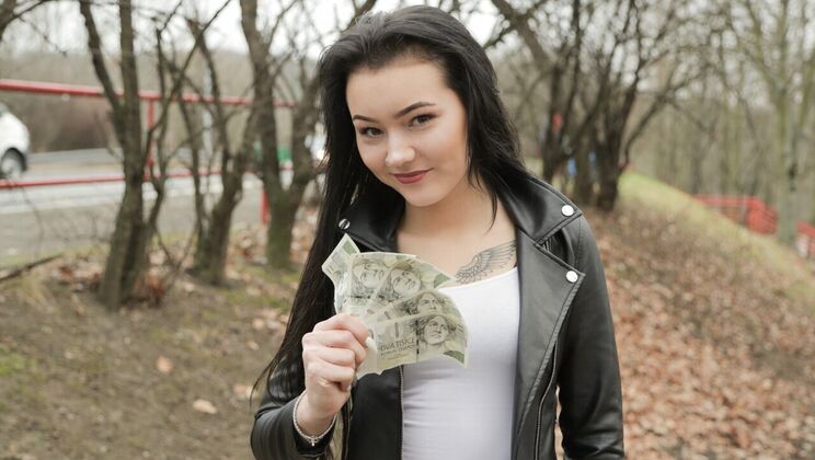 [PublicAgent] - European Beauty Lady Zee in Denim Delight