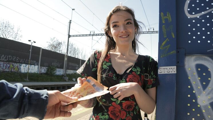 Cumshot for Tattooed Minx with Big Cock