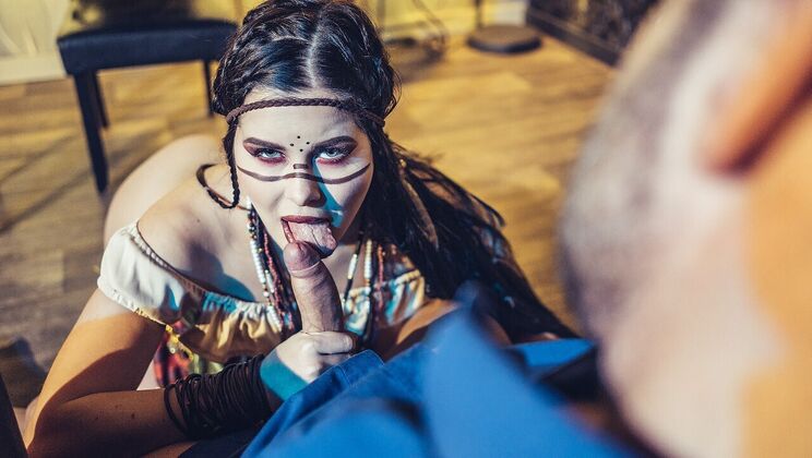 Spanked by a Dominant Witch