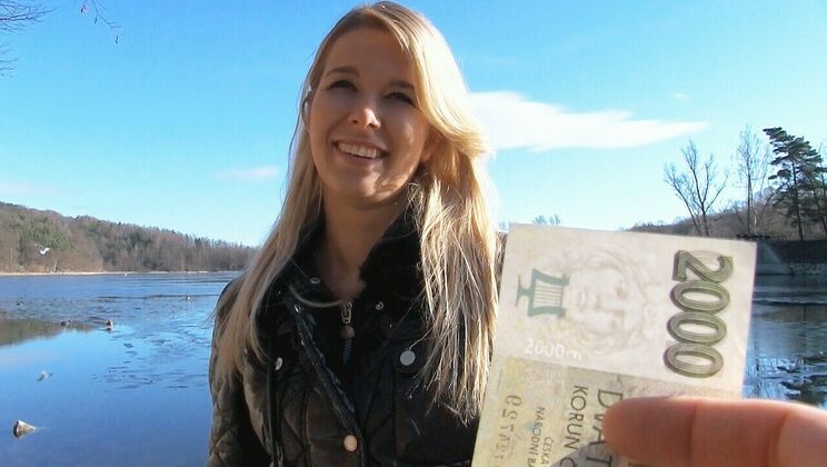 Blonde Nikky Dream Fucking Outside