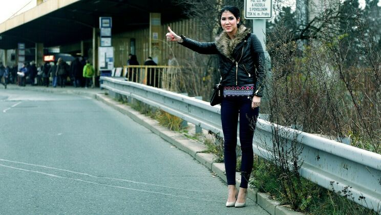 [StrandedTeens] - Highway Sex with Lady Dee - Lady Dee