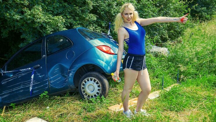 [StrandedTeens] - POV Handjob and Blowjob with European Babe - Grace Harper