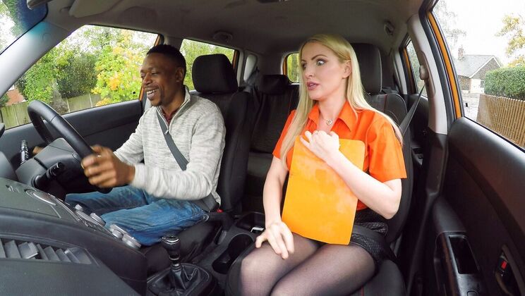 Black Cock in Car Leads to Wild Amateur Sex