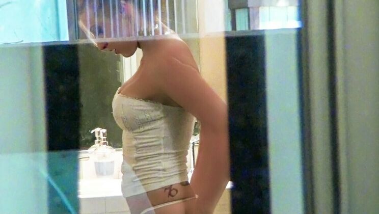 Blonde Athena Angel in Glasses Gets Wet Pussy Fucked