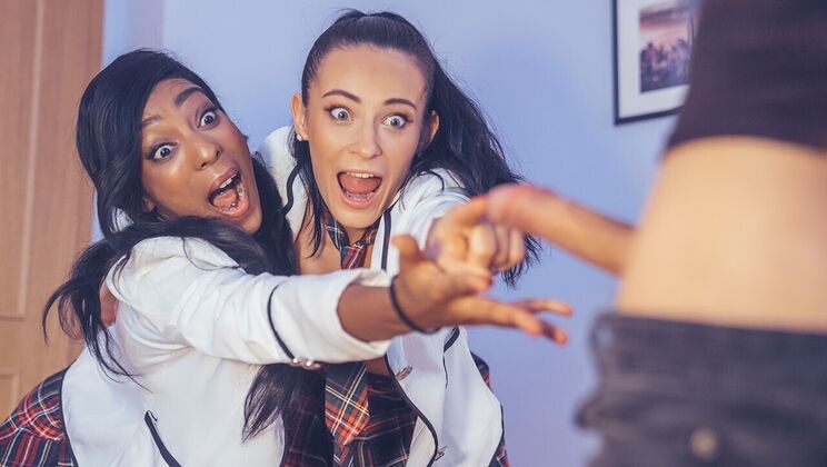 Double Blowjob with Socks