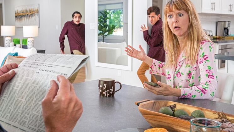 Sexy Latina Brittany Andrews in a Threesome