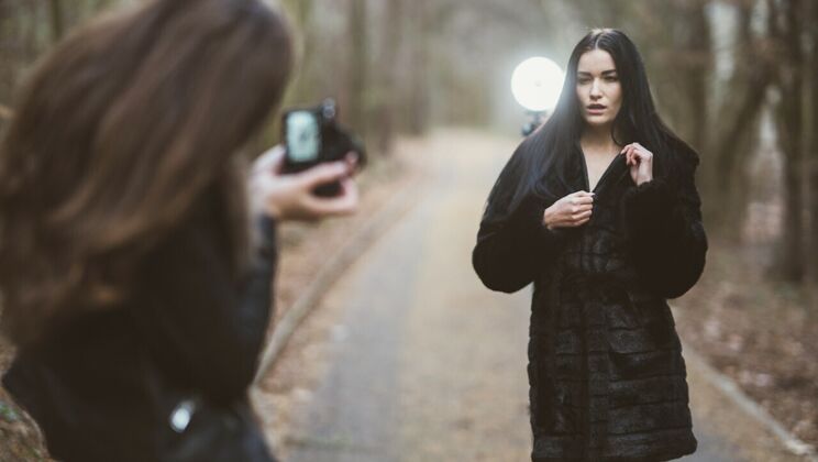 Big Boobs Teen in Lesbian Outdoor Scene