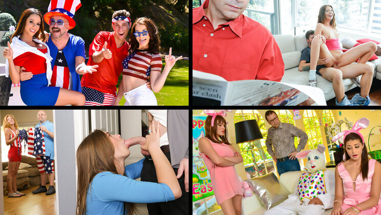 [TeamSkeetSelects] - Top Familystrokes Scenes Vol 2 - Vanessa Cage - Izzy Bell - Ella Knox - Aaliyah Love