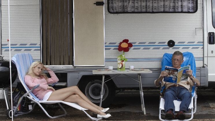 [Oldje] - Sexy Blonde Striptease in the Woods - Scott - Welly