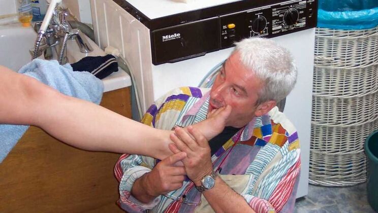 George and Blonde Spy Shower Fun