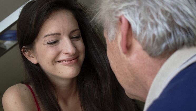 [Oldje] - Young Brunette with Big Tits