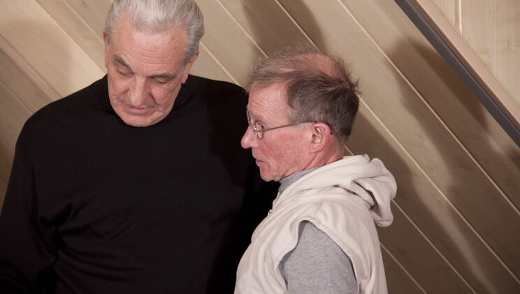 [Oldje] - Blonde Tiffany Fox in a Threesome with Anal - John - David - Tiffany Fox