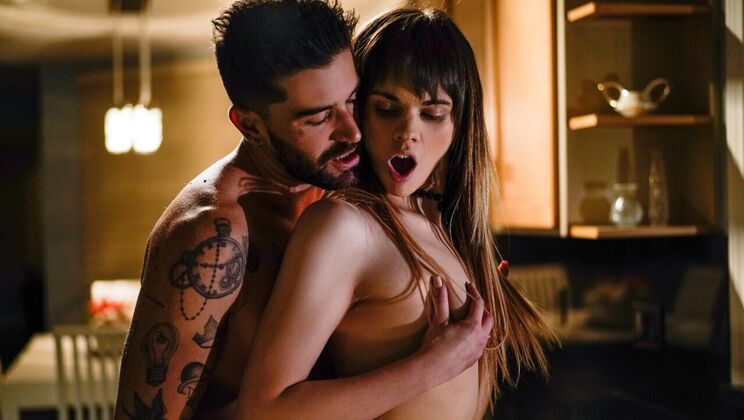 [TransSensual] - Chris Damned Fucks Blonde Shemale in Missionary - Chris Damned - Kate Zoha