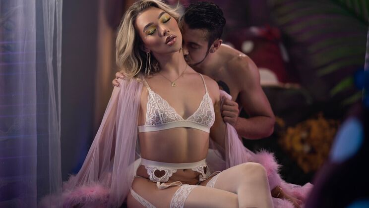 [TransAngels] - Tattooed Shemale's Wet Dream