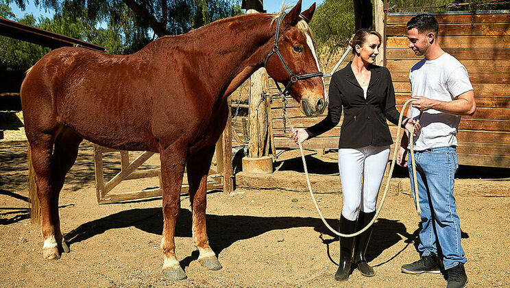 [MyFriend'sHotMom] - Blonde MILF Brett Rossi Bangs Young Friend