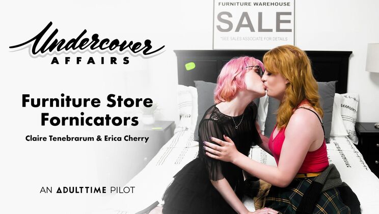 [AdultTimePilots] - Glasses Girl and Shemale Fuck - Erica Cherry - Claire Tenebrarum