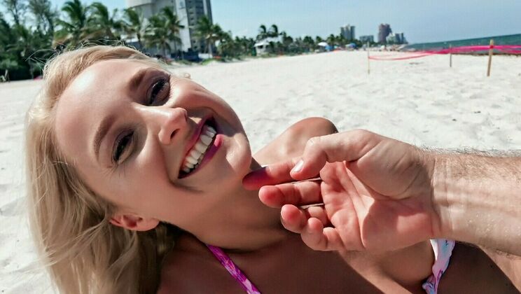 [MOFOSB-Sides] - Blonde Wife's First Outdoor Sex - Peter Green - Misha Mynx