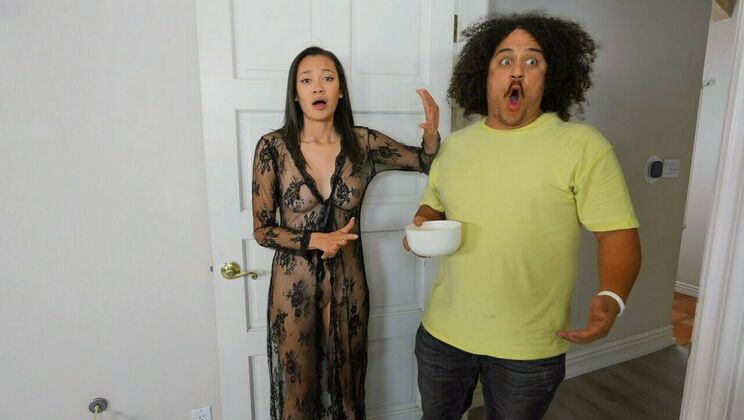 [ShareMyBF] - Blowjob and Doggystyle with a Sneaky MILF - Krissy Lynn - Small Hands - Madi Laine