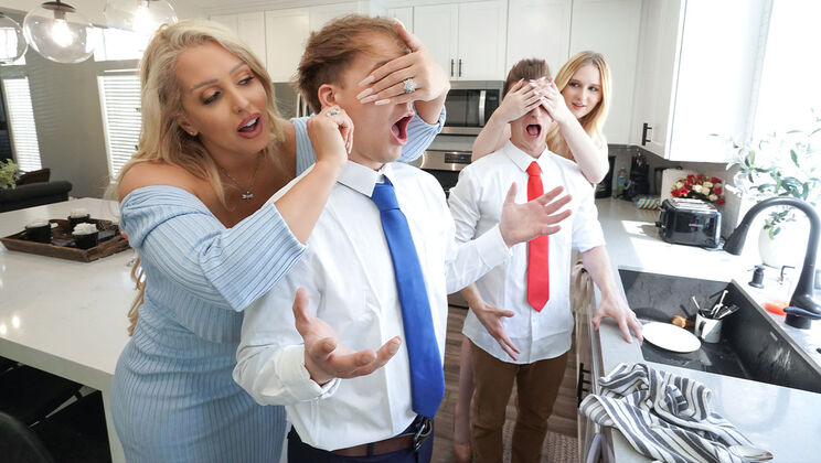 [MomSwap] - Natural Tits, Home Fuck Fest - Alura TNT Jenson - Audrey Madison - Joshua Lewis - Oliver Faze