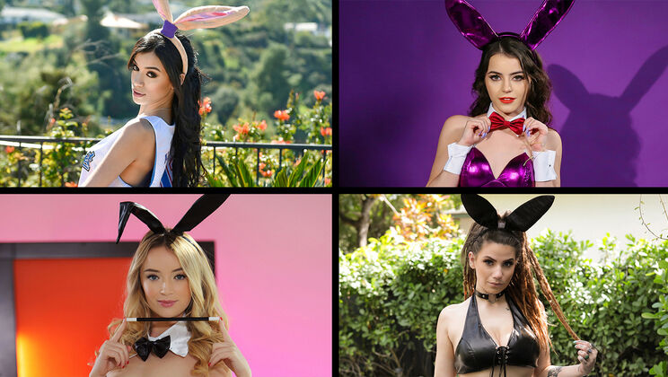 [TeamSkeetSelects] - Bunny Babes Gone Wild Compilation - Kylie Quinn - Katie Kush - Indica Flower - Leana Lovings