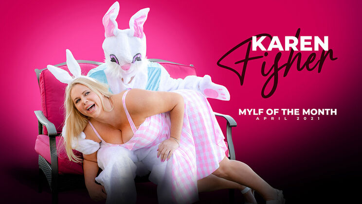 [MylfOfTheMonth] - Easter Doggystyle Fucking with Karen Fisher - Karen Fisher - Robby Apples