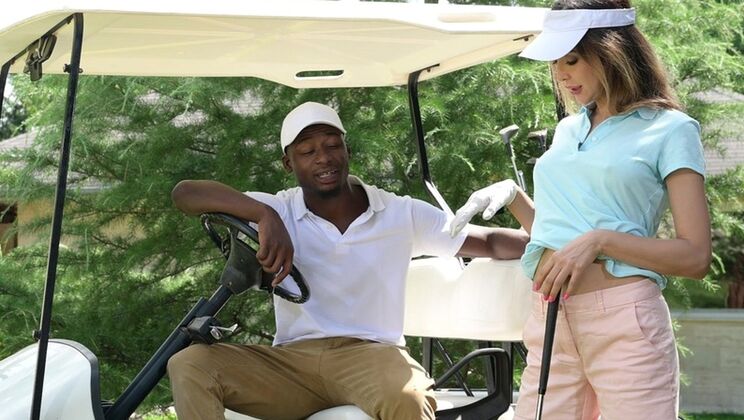 Francys Belle Squirts with Big Black Driver