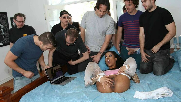 [Cumbang] - Kira's Ebony Bukkake Bonanza - Kira Noir - Codey Steele - Robby Echo - Johnny Goodluck - Eric John - Wrex Oliver - Chad Diamond - Mark Zane - Damien Thorne - Mitt - Mike Hunter - Indiana Bones