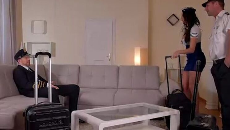 Hardcore Anal for Busty Brunette in Lingerie