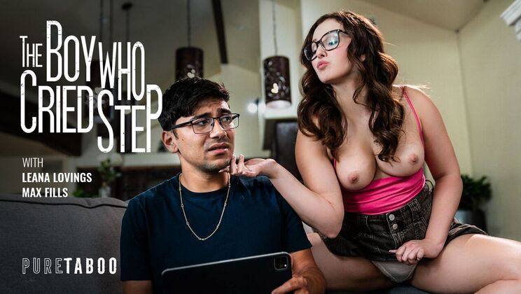 [PureTaboo] - Shaved Pussy Stepsister Takes it All - Leana Lovings - Max Fills