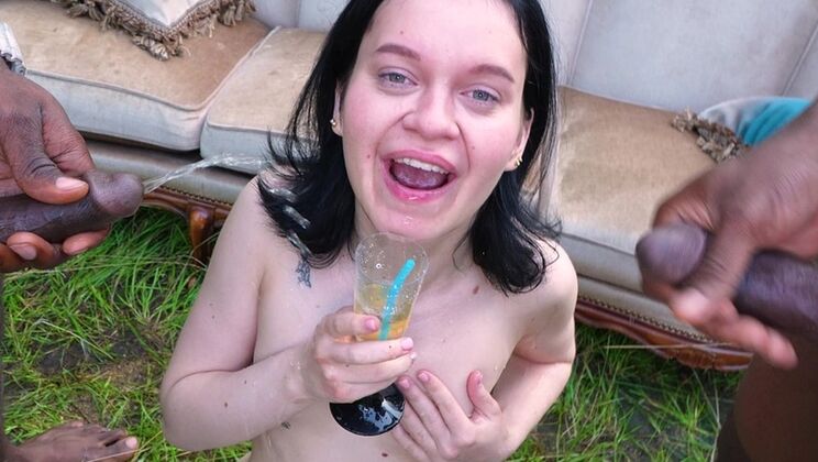 [ErikaKortiStudio] - Skinny Teen Gets Fucked by Multiple Black Cocks in Interracial DP & Pee - Shadow - Eva Tender - Marica Shanti - Momo Lebons - Blade