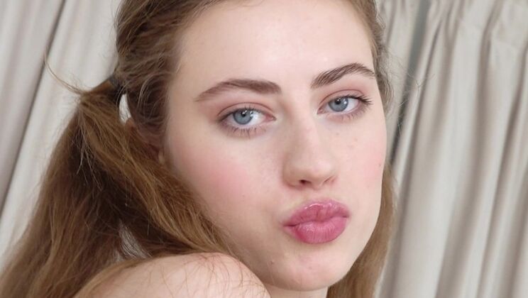 First Time Foursome: Kate Love with 4 Big Dicks in Her