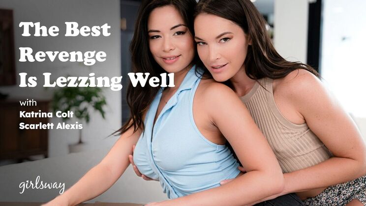 [Girlsway] - Lesbian Desire: Fingering and Kissing - Scarlett Alexis - Katrina Colt