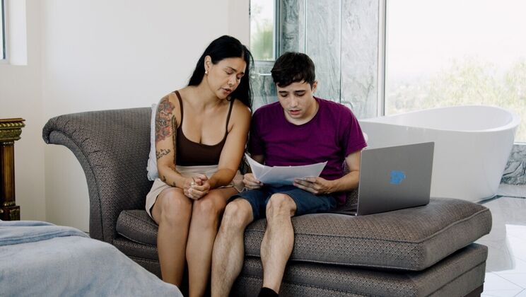 Asian MILF Dana Vespoli Cheats with Stepson