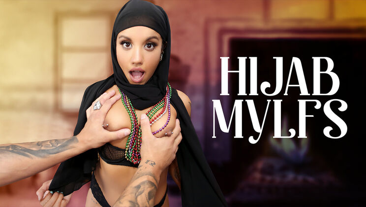 [HijabMylfs] - Nina's First Time Mardi Gras Sex - Nina White - Victor Ray
