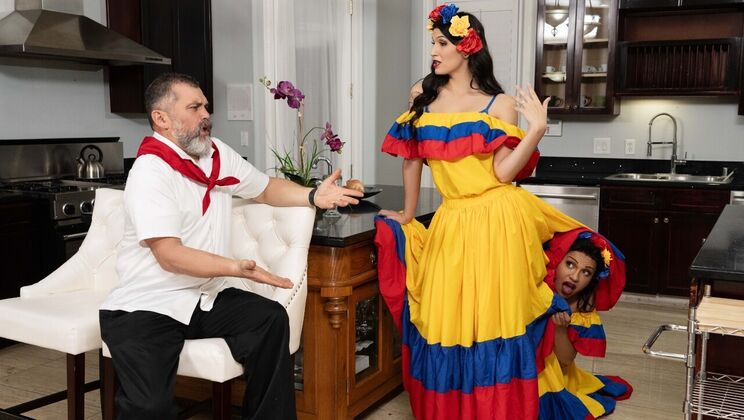 [TransAngels] - Cumshot Filled Cumbia with Jessy Dubai and Zariah Aura - Jessy Dubai - Zariah Aura