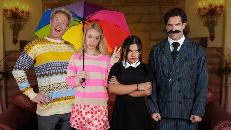 [DaughterSwap] - Taboo Foursome with Old and Young Lesbians - Clarke Kent - Summer Col - Ken Feels - Khloe Kingsley