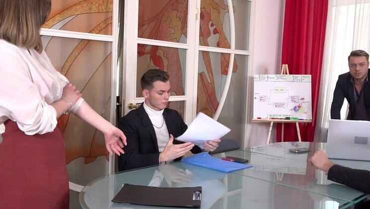 [NRXStudio] - Mia Piper's Office Foursome - Gaping Ass & Double Pussy - Willy Regal - Mia Piper - Tommy Gold - Nick Whitehard