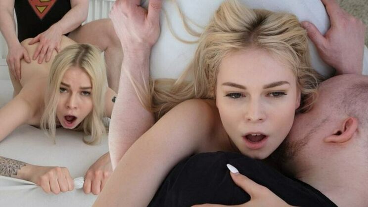 [PornForce] - Blonde Teen Tattoo Gets 3 Creampies - Mimi Cica - Butt Spencer