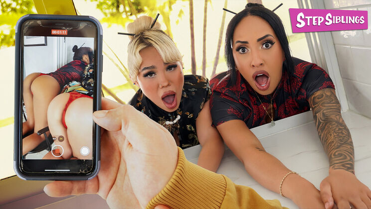 [StepSiblings] - Stuck Between a Blonde and an Ebony Beauty - Peter Green - Luna Luxe - Kona Jade