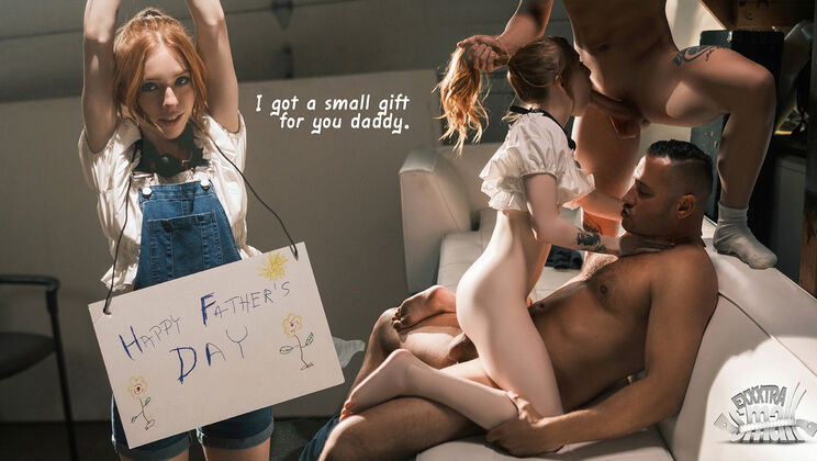 Slender Redhead Girl's Orgasm