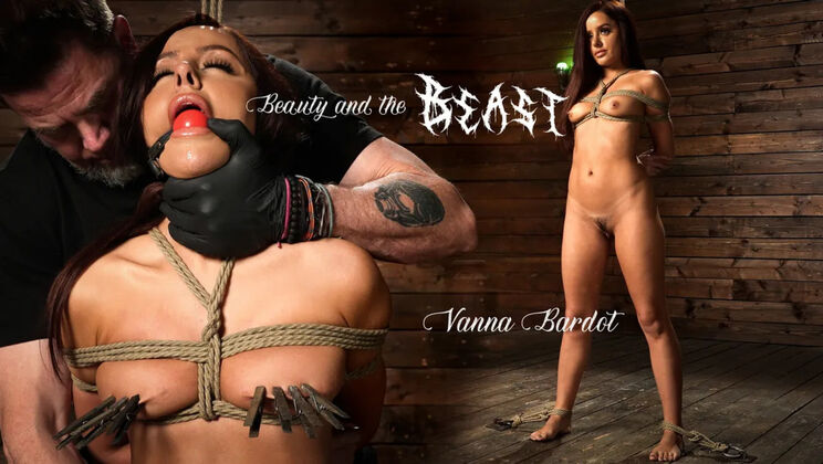 [Hogtied(Kink)] - Bondage and BDSM with a Brunette Beauty - Vanna Bardot - The Pope